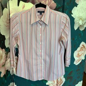 Land's End‎ Striped Blouse